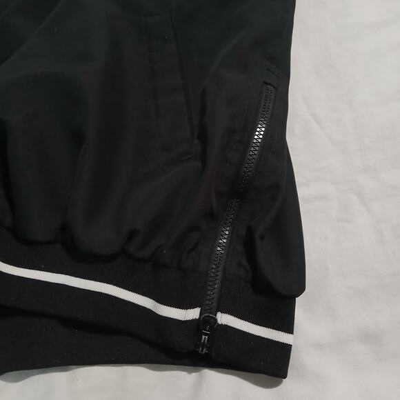 NFL Green Bay Packers Men's Small Windbreaker Pullover Black Side Zip Lined - Picture 7 of 12